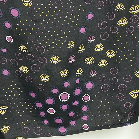 Modcloth Astro Blast Scoop Neck Top Medium NEW Tie Cuff - Picture 4 of 9